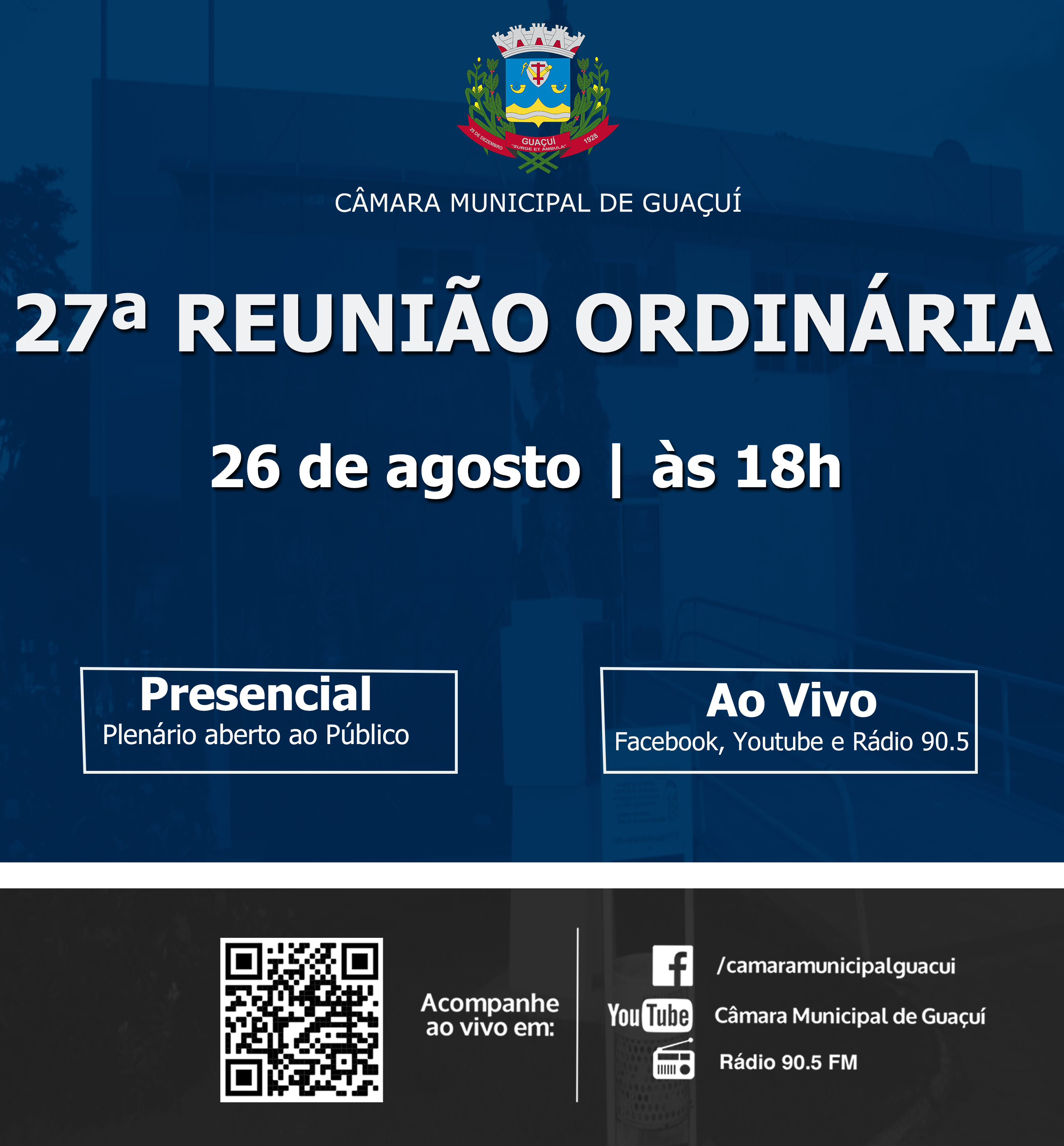 27ª REUNIÃO ORDINÁRIA.